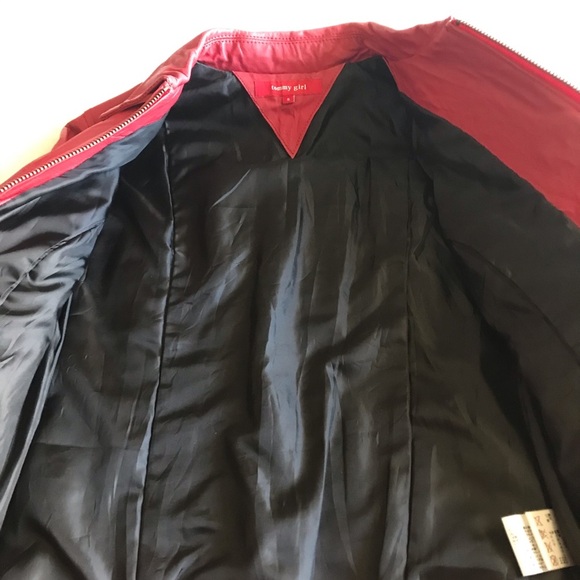 Tommy Hilfiger tommy girl leather jacket size S - Picture 8 of 8